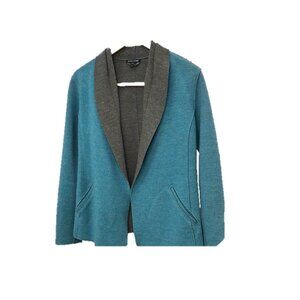 Eileen Fisher Merino Wool Jacket Size PM Sweater Cardigan Felted Wool